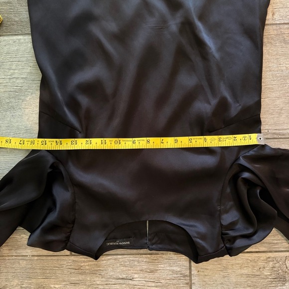 Banana Republic Black Long Sleeve Mini Dress Petite 00 Career Party - Picture 8 of 8